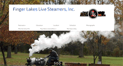 Desktop Screenshot of fingerlakeslivesteamers.org