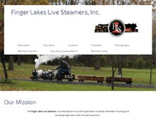 Tablet Screenshot of fingerlakeslivesteamers.org